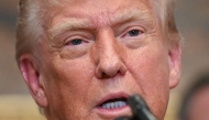 US President Donald Trump speaks after signing an executive order restarting the Presidential Fitness Test in public schools in the Roosevelt Room of the White House in Washington, DC, on July 31, 2025. (Photo by Jim WATSON / AFP)