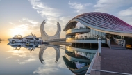A general photo of the Fairmont and Raffles Doha in Lusail.