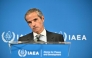 Director General of the International Atomic Energy Agency (IAEA) Rafael Grossi addresses journalists after the Board of Governors meeting of the International Atomic Energy Agency (IAEA) at its headquarters in Vienna, Austria on September 8, 2025. (Photo by Joe Klamar / AFP)