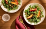 Arugula Salad With Sauteed Apples and Nuts. Picture: Tom McCorkle; food styling by Gina Nistico/Both for the Washington Post