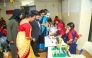 School officials and guests visiting a stall set up by the students