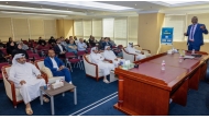 Officials and participants during the event.