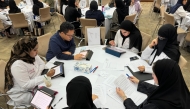 Participants during the session. 