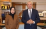 Qatar's Permanent Representative to UN H E Sheikha Alya Ahmed bin Saif Al-Thani with UN High Commissioner for Refugees H E Filippo Grandi.
