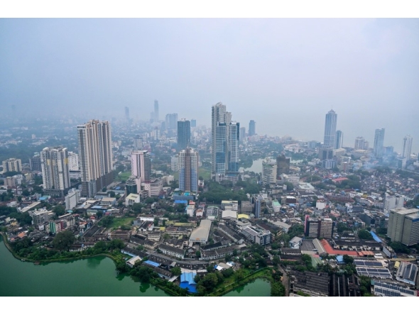 A general view shows Sri Lanka’s capital Colombo. (AFP)

