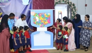  Officials and students during the event.