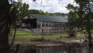 A damaged building at Camp Mystic in Hunt, Texas, US, on Wednesday, July 9, 2025. Photo credit: Eli Hartman/Bloomberg
