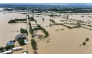 Philippines Cyclone destroyed houses and properties