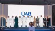 Officials during the celebration of UAB's 50th anniversary.