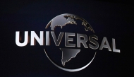 The Universal logo is displayed on a screen during a Universal Studios special presentation during CinemaCon 2022 at Caesars Palace in Las Vegas, Nevada, on April 27, 2022. (Photo by Valerie Macon / AFP)
