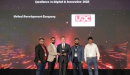 UDC officials receiving the award during the event.