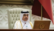 Minister of Finance HE Ali bin Ahmed Al Kuwari briefing the Shura Council 