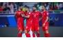 Bahrain players celebrate a goal against Sudan: PIC: Bahrain Football Association