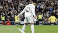 Real Madrid's French forward #10 Kylian Mbappe celebrates scoring his team's second goal at Santiago Bernabeu Stadium in Madrid on December 20, 2025. (Photo by Oscar Del Pozo / AFP)