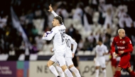 Al Sadd's Rafa Mujica celebrates. 
