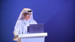 MoEHE Undersecretary Dr. Ibrahim bin Saleh Al Nuaimi addressing the event. 