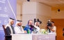 FROM LEFT: Director of Marketing and Communications Abdullah Al Qashouti, Deputy Event Director Mohammed Jaber Al Khayarin, CEO of In2Strides Alejandro Ancin Berdegue and Sporting Director of the Event Salemain Al Suwaidi attending a press conference at Al Shaqab yesterday.    