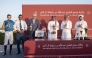 H H Sheikh Abdullah bin Khalifa Al Thani crowned the winners of the H H Sheikh Abdullah Bin Khalifa Al Thani Cup in the presence QREC Vice Chairman Rashid bin Nasser Sraiya Al Kaabi. PICS: JUHAIM/QREC