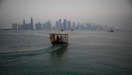 Doha Corniche with the city skyline in the background on January 13, 2026. Photos by Mahmud HAMS / AFP
