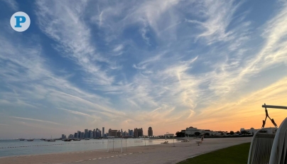 A scenic sunset view at Katara Cultural Village in Doha on January 23, 2026. Mahmoud Elmazaty / The Peninsula