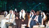 Minister of Labour H E Dr Ali bin Smaikh Al Marri and other delegates during the conference.   
