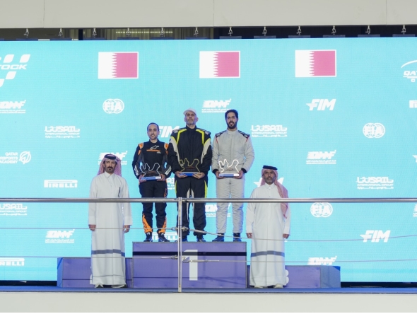 The podium winners of QTCC Round 4 with the officials. 