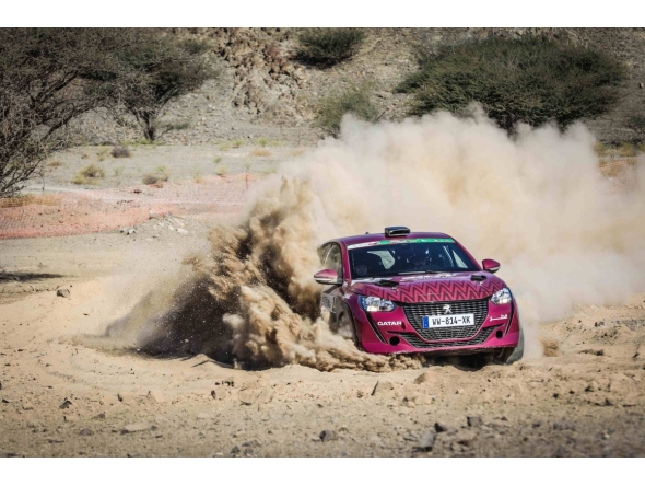 Rashed Al-Muhannadi in action in Qatar last year.