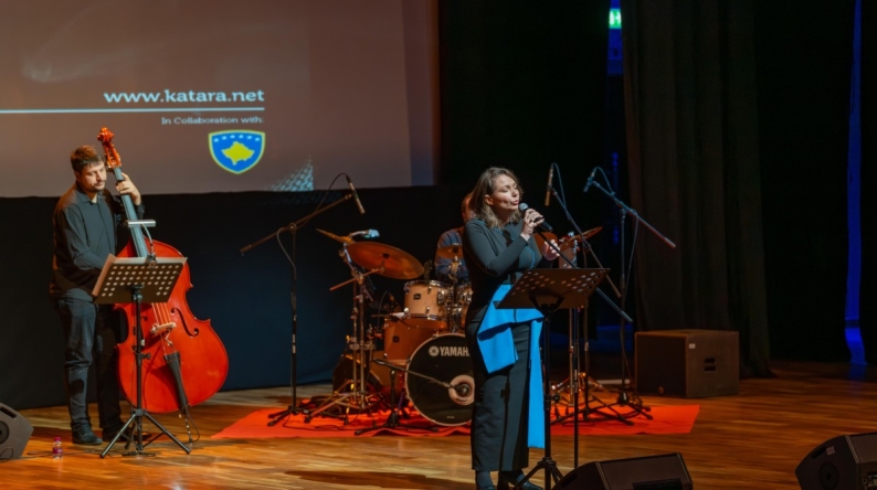 Artists perform at Katara. 