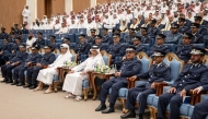 Minister of State for Interior Affairs H E Sheikh Abdulaziz bin Faisal bin Mohammed Al-Thani during the ceremony. 