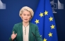 European Commission President Ursula von der Leyen addresses a statement about the EU digital age verification app in Brussels on April 15, 2026. (Photo by Nicolas TUCAT / AFP)