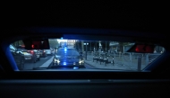 Metropolitan Police interceptor vehicles move through traffic towards the scene of a mobile phone theft in central London April 25, 2026. Photo by Ben STANSALL / AFP