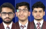 From left: Shubham Tejas Mehta, Advik Jain, and Priyansh Kailashchandra Nainwal