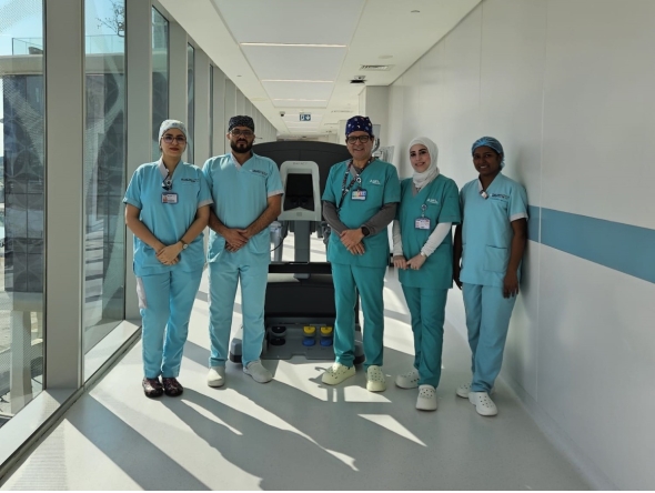 Dr. Ihab Abutabanjeh and his team.