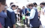 Ambassador of India to Qatar H E Vipul with other officials during the event.