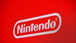 The logo of Japan's Nintendo Co. is displayed at a presentation in Tokyo on January 13, 2017. Photo by Kazuhiro NOGI / AFP