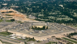 An aerial view of the Pentagon, which houses the US Department of Defense headquarters, in Arlington, Virginia, on May 31, 2026. Photo by Daniel SLIM / AFP