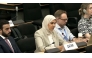 Permanent Representative of the State of Qatar to the UN Office in Geneva, H E Dr. Hind Abdulrahman Al Muftah, speaking during a panel discussion at the 62nd session of the UNHRC in Geneva.