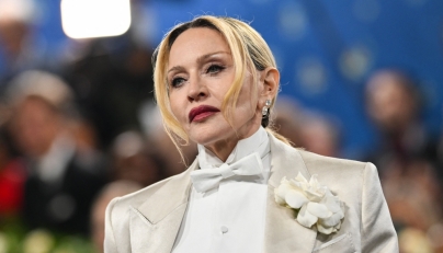 (Files) US singer songwriter Madonna arrives for the 2025 Met Gala at the Metropolitan Museum of Art on May 5, 2025, in New York. (Photo by Angela Weiss / AFP)