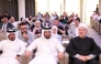 Qatari delegation with other officials during the event.