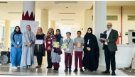 Officials and students during the ceremony.