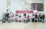 Officials with all the winners of the fourth Chess Open.