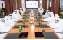 The General Authority of Customs and the General Tax Authority officials during the meeting.