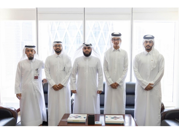 Qatar's delegation participating in the competition.