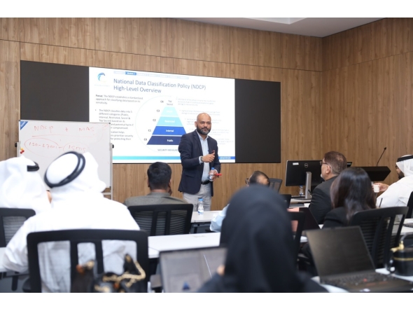 Participants during the cybersecurity training.
