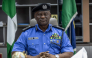 Nigeria's Inspector-General of Police Olatunji Disu poses for a portrait inside his office at the Nigeria Police Force Headquarters, Louis Edet House, in Abuja, on September 9, 2026.  (Photo by Light Oriye Tamunotonye / AFP)