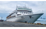 Villa Vie Residences' cruise ship Odyssey is seen docked at Sihanoukville port in Preah Sihanouk province on October 28, 2026. (Photo by AFP)
 
