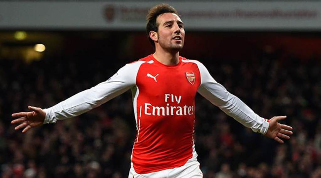 File photo of Spanish midfielder Santi Cazorla. Reuters 