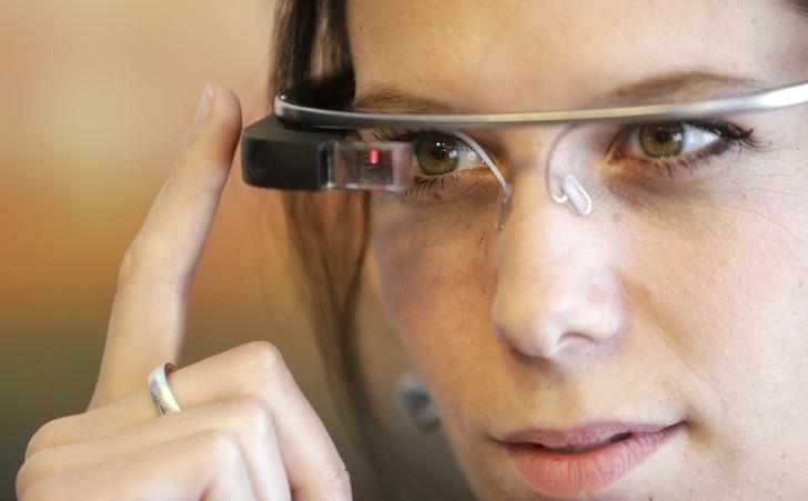 File photo of a woman wearing Google glasses after a media presentation in Prague. Reuters 