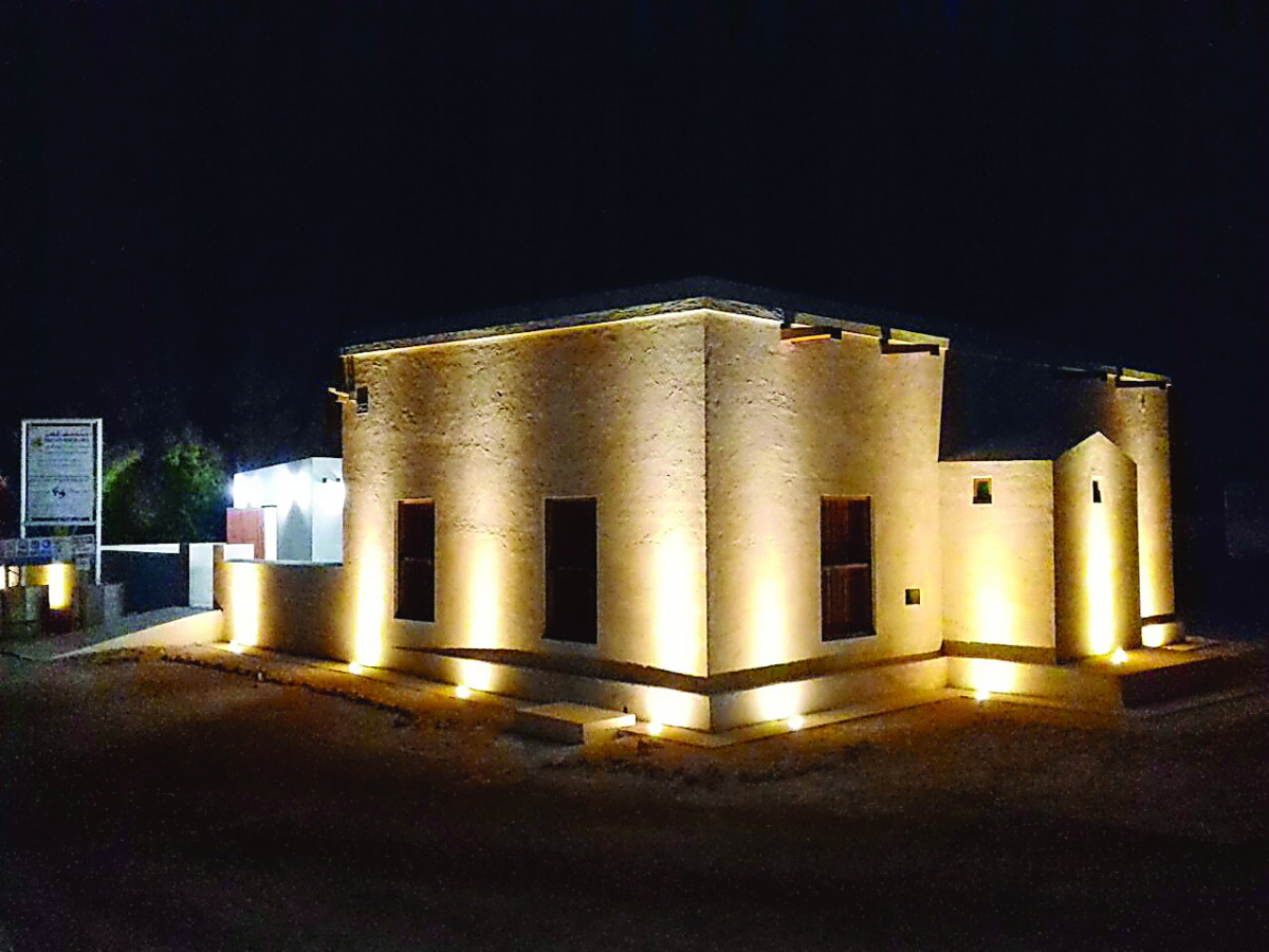 The old mosque in Fuwairit after restoration.
