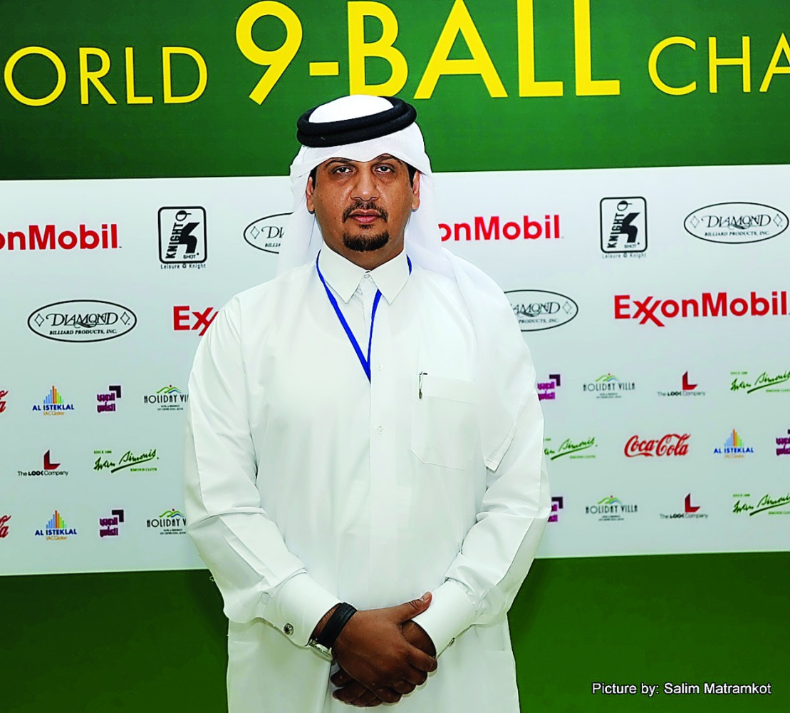 Qatar Billiards and Snooker's Federation (QBSF) President Mubarak Al Khayareen